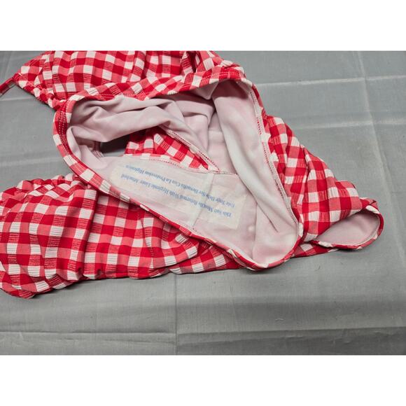 Wild Fable Size: XS (0-2) Red & White Gingham Swimwear  NWT - Picture 8 of 8
